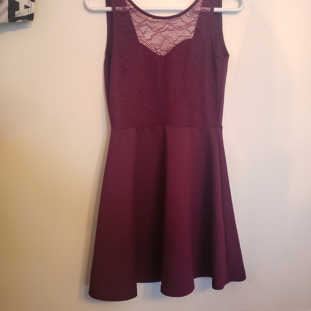H&M Maroon Dress